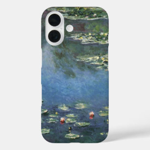 Waterlioenen van Claude Monet,  bloemen iPhone 16 Hoesje