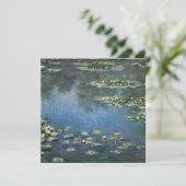 Waterlioenen van Claude Monet, bloemen Kaart (Staand voorkant)