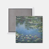 Waterlioenen van Claude Monet,  bloemen Magneet (Voorkant / Achterkant)