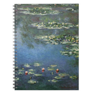 Waterlioenen van Claude Monet,  bloemen Notitieboek