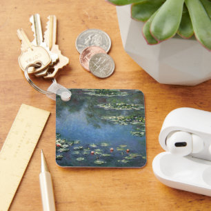 Waterlioenen van Claude Monet, bloemen Sleutelhanger