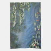 Waterlioenen van Claude Monet,  bloemen Theedoek (Verticaal)