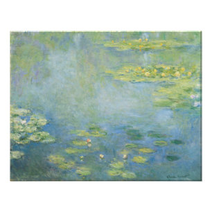 Waterlioenen van Claude Monet Foto Afdruk