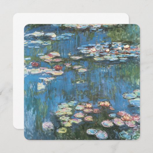 Waterlioenen van Claude Monet, impressionisme (Voorkant / Achterkant)