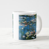 Waterlioenen van Claude Monet, impressionisme Extra Grote Mok (Voorkant rechts)