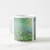 Waterlioenen van Claude Monet, impressionisme Koffiemok (Voorkant links)