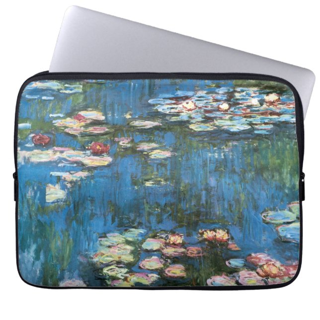 Waterlioenen van Claude Monet,  impressionisme Laptop Sleeve (Voorkant)