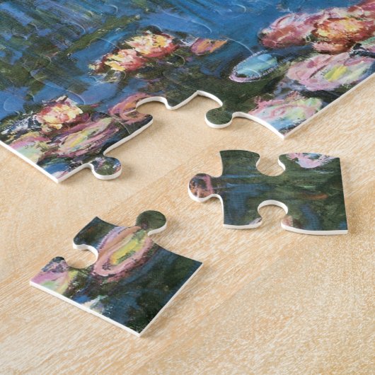Waterlioenen van Claude Monet, impressionisme Legpuzzel (Zijkant)