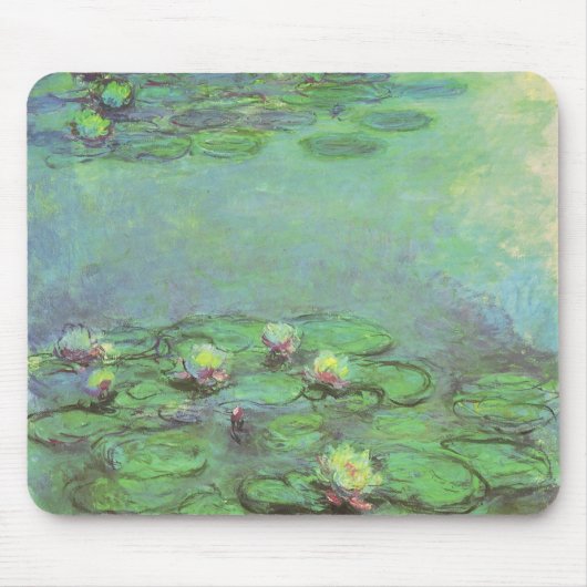 Waterlioenen van Claude Monet, impressionisme Muismat (Voorkant)
