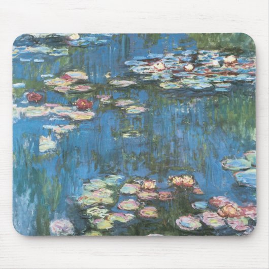 Waterlioenen van Claude Monet, impressionisme Muismat (Voorkant)