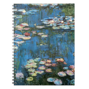 Waterlioenen van Claude Monet,  impressionisme Notitieboek
