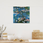 Waterlioenen van Claude Monet,  impressionisme Poster (Keuken)