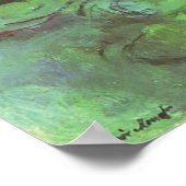 Waterlioenen van Claude Monet, impressionisme Poster (Hoek)