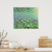 Waterlioenen van Claude Monet, impressionisme Poster (Keuken)