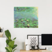 Waterlioenen van Claude Monet, impressionisme Poster (Thuiskantoor)