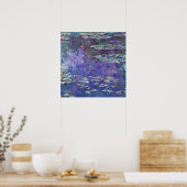 Waterlioenen van Claude Monet, impressionisme Poster (Keuken)