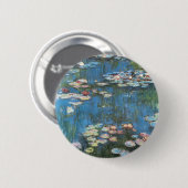 Waterlioenen van Claude Monet,  impressionisme Ronde Button 5,7 Cm (Voorkant /achterkant)