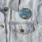 Waterlioenen van Claude Monet,  impressionisme Ronde Button 5,7 Cm (In situ)