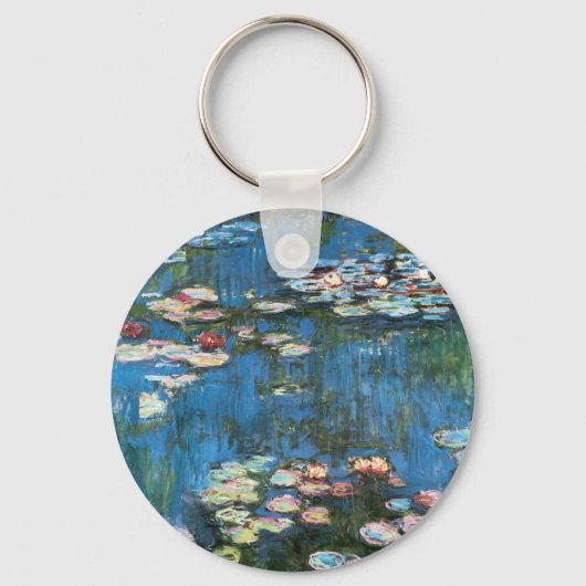 Waterlioenen van Claude Monet,  impressionisme Sleutelhanger (Voorkant)