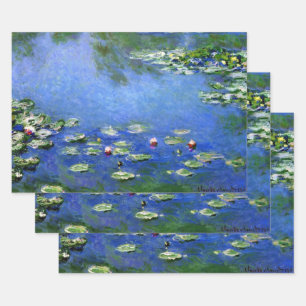 Waterlioenen van Claude Monet,  Kunst Inpakpapier Vel