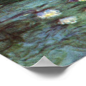Waterlioenen van Claude Monet, Kunst Poster (Hoek)
