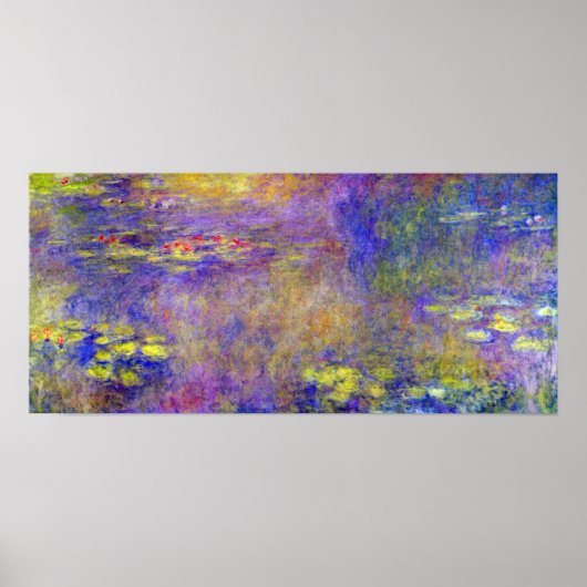 Waterlioenen van Claude Monet Poster (Voorkant)