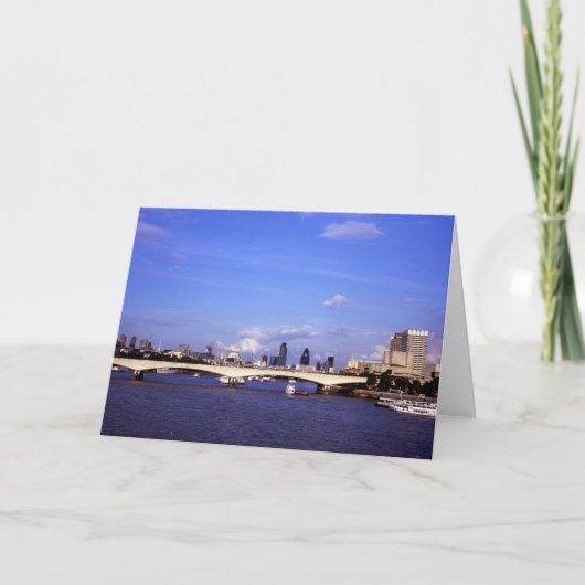 Waterloo Bridge Bedankkaart (Voorkant)