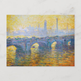Waterloo Bridge, Grey Weather, 1900 Claude Monet Briefkaart