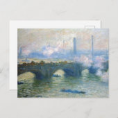 Waterloo Bridge London, Monet Briefkaart (Voorkant / Achterkant)