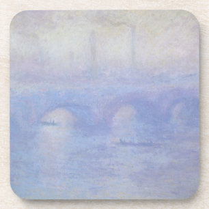 Waterloo Bridge, Mist Effect door Claude Monet Bier Onderzetter