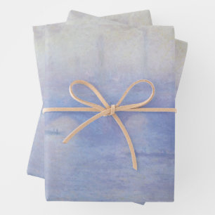 Waterloo Bridge, Mist Effect door Claude Monet Inpakpapier Vel