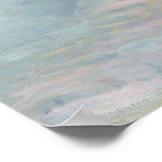 Waterloo Bridge op Sunset - Claude Monet Fine Art Poster (Hoek)