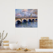 Waterloo Bridge Zonlicht Effect Poster (Keuken)