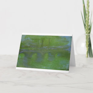 Waterloo Brug, Dawn door Claude Monet Kaart