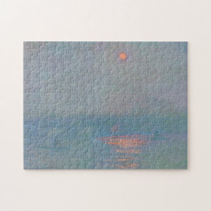 Waterloorbrug - Zonnelichteffect in Fog Monet Legpuzzel