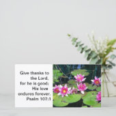 waterloperkaart bedankkaart (Staand voorkant)