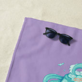 Waterman Aangepaste naam Verjaardagscadeau Strandlaken (In situ)