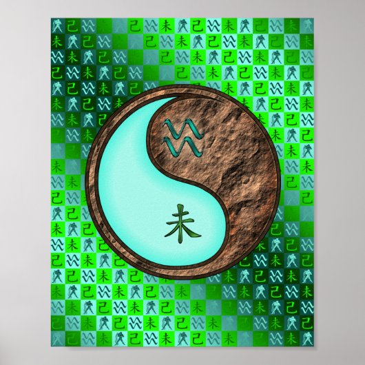 Waterman & Aarde Geit Poster (Voorkant)