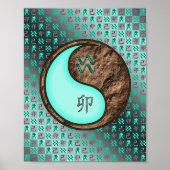 Waterman & Aarde Konijn Poster (Voorkant)