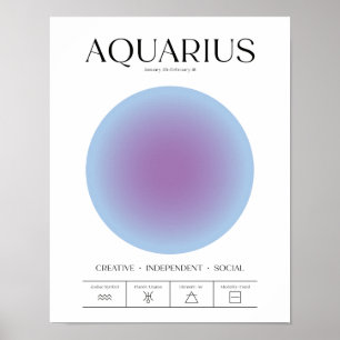Waterman Blauwe Aura Poster