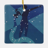 Waterman Constellatie,  Zodiac Astrologie Keramisch Ornament (Voorkant)