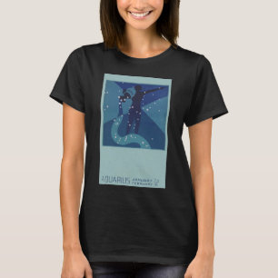 Waterman Constellatie,  Zodiac Astrologie T-shirt