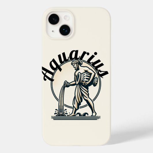 Waterman de Waterdrager Zodiac Case-Mate iPhone Case (Achterkant)