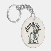 Waterman de Waterman Oude Zodiakstempel Sleutelhanger (Voorkant Links)