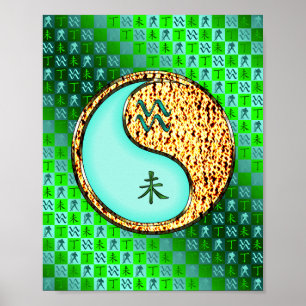Waterman en vuurgeit poster