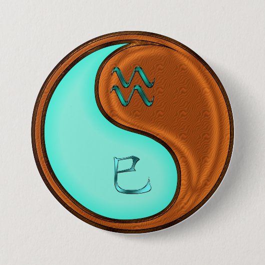 Waterman & Houten Slang Ronde Button 7,6 Cm (Voorkant)