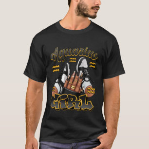 Waterman Meisje Verjaardag Afro Koningin Sneakers  T-shirt