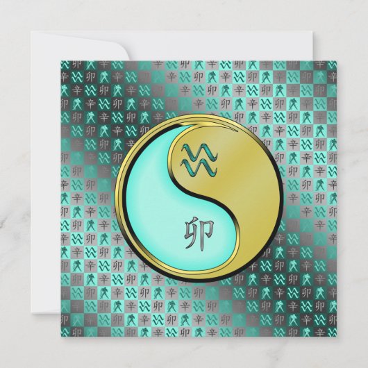 Waterman & Metaal Konijn Kaart (Voorkant)