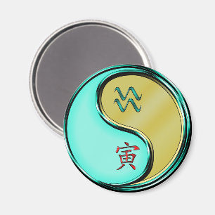 Waterman & Metal Tiger Sleutelhanger Magneet