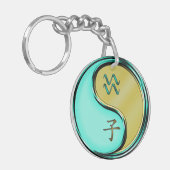 Waterman & Metalen Rat Sleutelhanger (Voorkant Links)